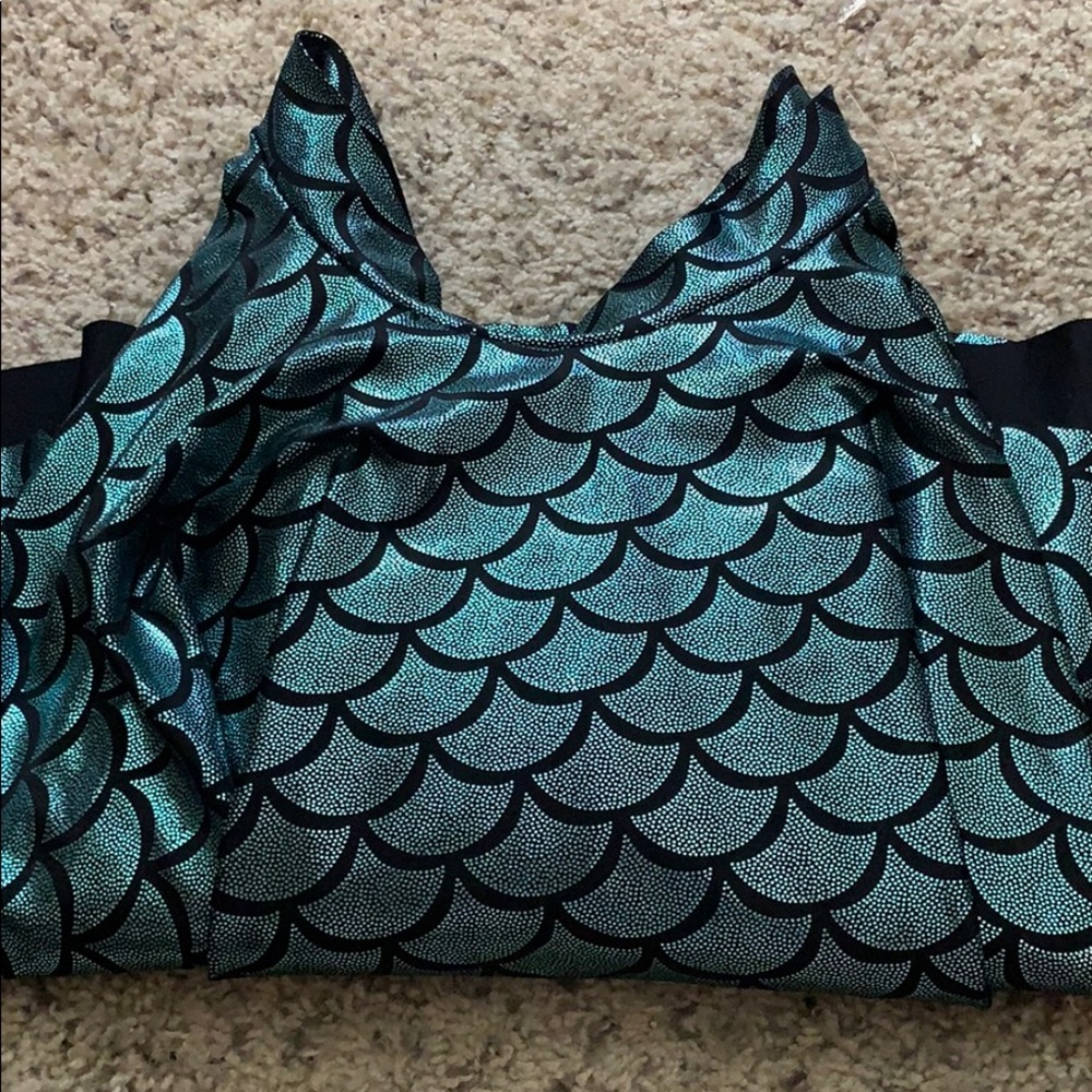 Blackmilk blue mermaid skater skirt